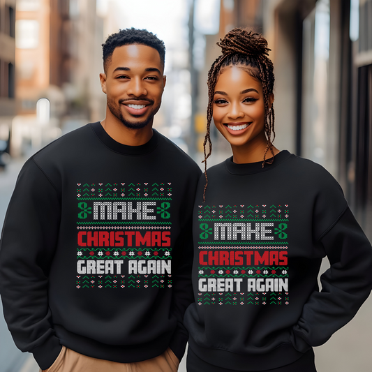 Make Christmas Great Again Unisex Crewneck Sweatshirt