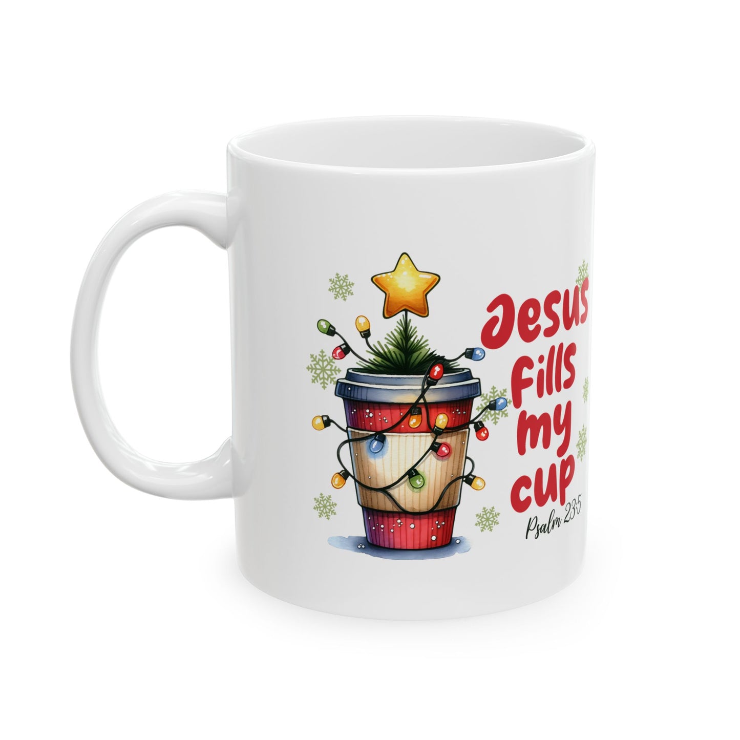 Jesus Fill My Cup -Christian Ceramic Mug Mug (11oz, 15oz)